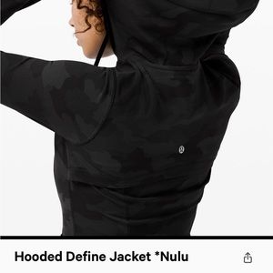 hooded define jacket nulu in deep camo 365 multi nulu